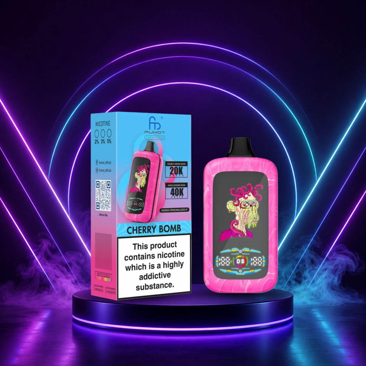 Fumot Digital Monkey 40K 40000 Züge Einweg E-Zigaretten e zigarette Deutschland vape