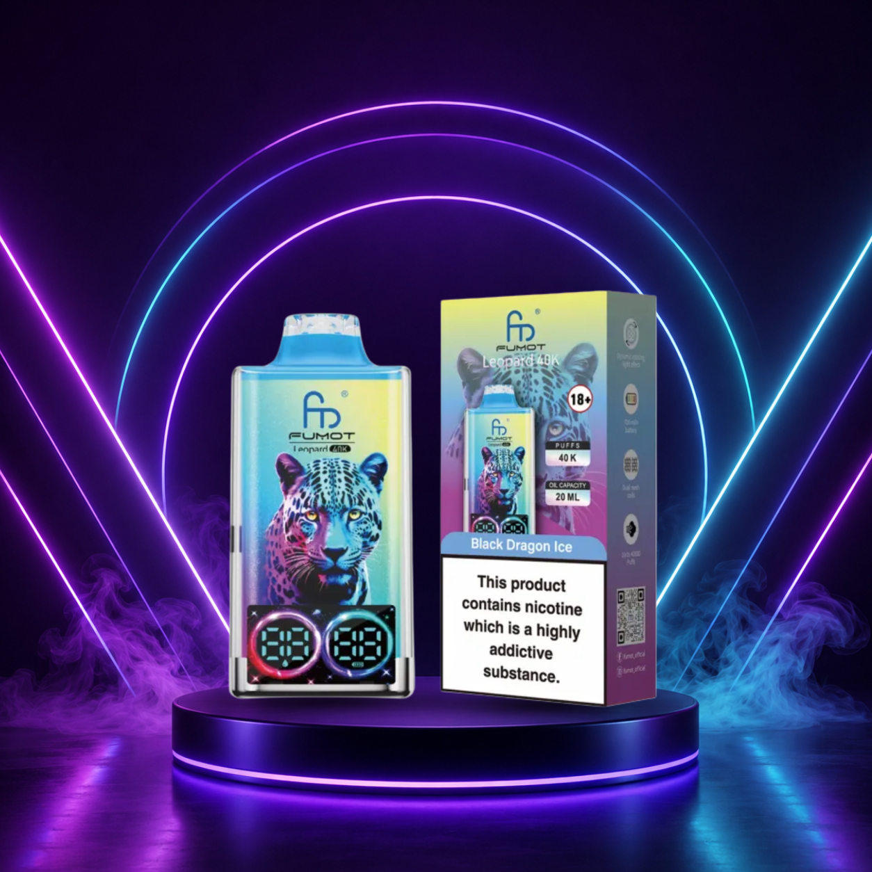Fumot Leopard 40K 40000 Züge Einweg E-Zigaretten e zigarette Deutschland vape
