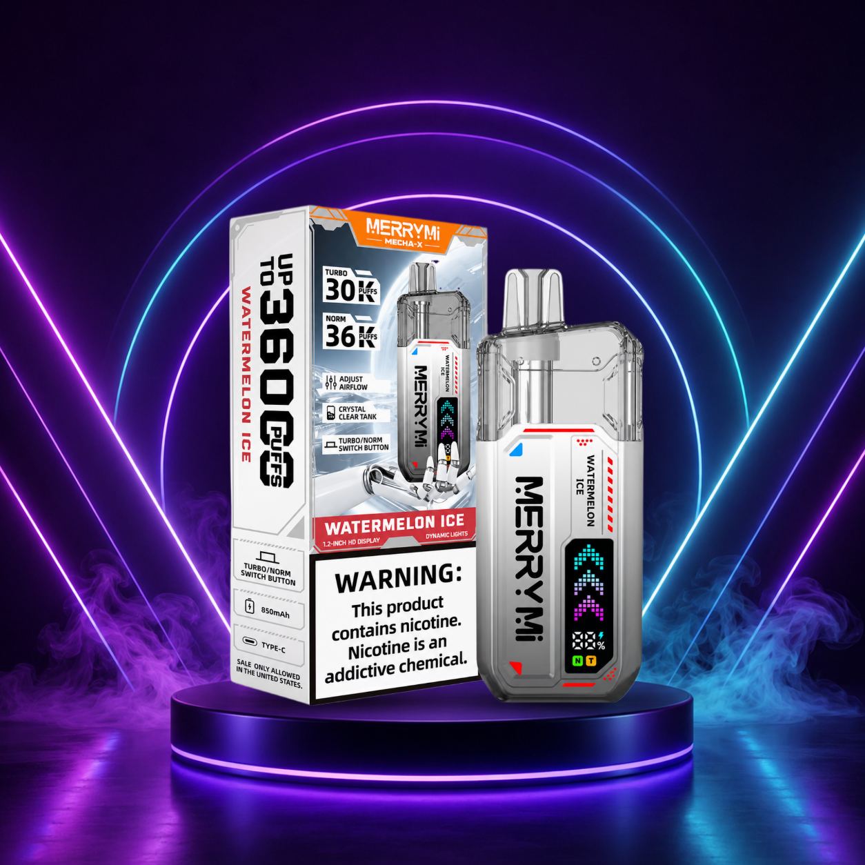 MerryMi Mecha X 36K 36000 Züge Einweg E-Zigaretten e zigarette Deutschland vape
